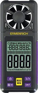 Цифровой анемометр Ermenrich Seek DN10, изображение 1