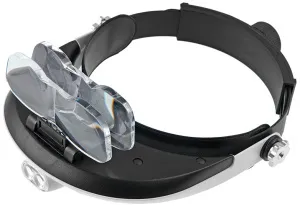 Лупа налобная Veber 1x/1,5x/2,0x/2,5x/3,5x, с подсветкой (81001-G), изображение 6