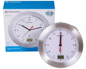 Часы настенные Bresser MyTime Bath, водонепроницаемые, белые, изображение 2