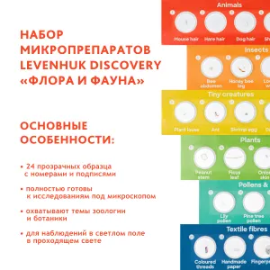 Микроскоп Levenhuk Discovery Micro с книгой, изображение 18