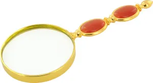 Лупа на ручке 3x, металл, цветная (16-82), изображение 3