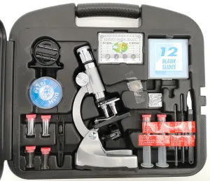 Микроскоп игрушечный EDU-TOYS 100–1200x, в кейсе (MS907), изображение 3