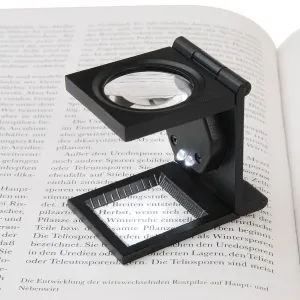 Лупа текстильная Veber 8х, 30 мм, с подсветкой (9005B), изображение 4