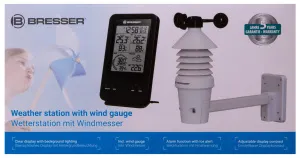 Анемометр (ветромер) Bresser «3 в 1», профессиональный, изображение 7