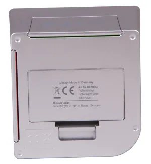Часы настольные Bresser FlipMe Alarm Clock, серебристые, изображение 8