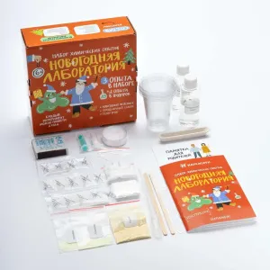 Набор опытов химических «Новогодняя лаборатория» 6+, изображение 3