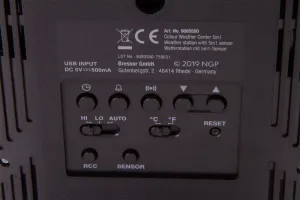 Метеостанция Bresser National Geographic «5 в 1» с цветным экраном, изображение 15