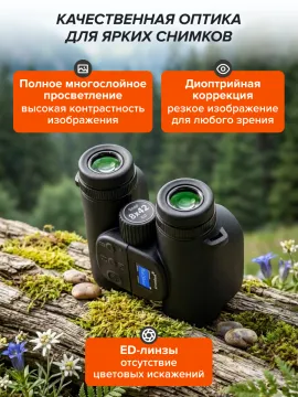 Фотобинокль цифровой Levenhuk Kelvin Snap ED 8x42, изображение 20
