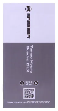 Метеостанция Bresser Temeo Hygro Quadro DLX с тремя датчиками, черная, изображение 14